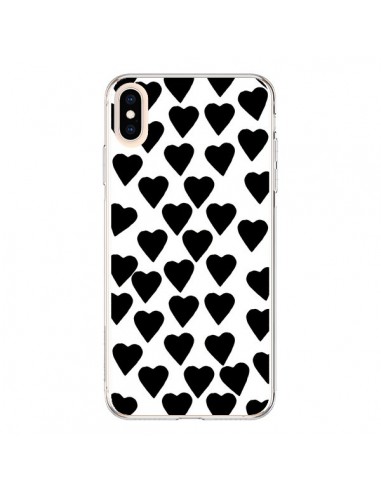 Coque iPhone XS Max Coeur Noir - Project M