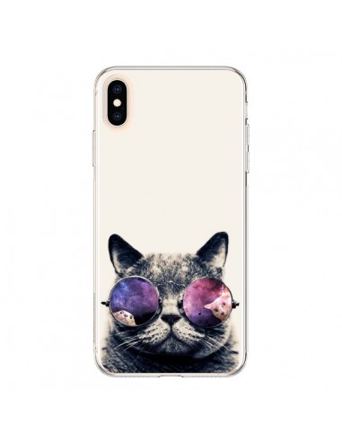 Coque iPhone XS Max Chat à lunettes - Gusto NYC