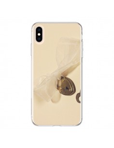 Coque iPhone XS Max Key to my heart Clef Amour - Irene...
