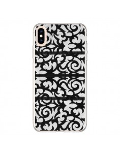 Coque iPhone XS Max Abstrait Noir et Blanc - Irene Sneddon