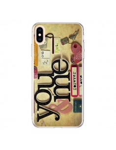 Coque iPhone XS Max Me And You Love Amour Toi et Moi -...