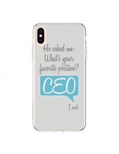 Coque iPhone XS Max What's your favorite position CEO I...