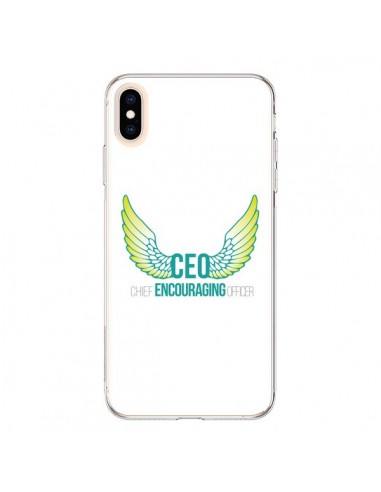 Coque iPhone XS Max CEO Chief Encouraging Officer Vert - Shop Gasoline