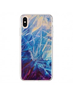 Coque iPhone XS Max Fleurs Violettes françaises - Ebi...