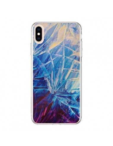 Coque iPhone XS Max Fleurs Violettes françaises - Ebi Emporium