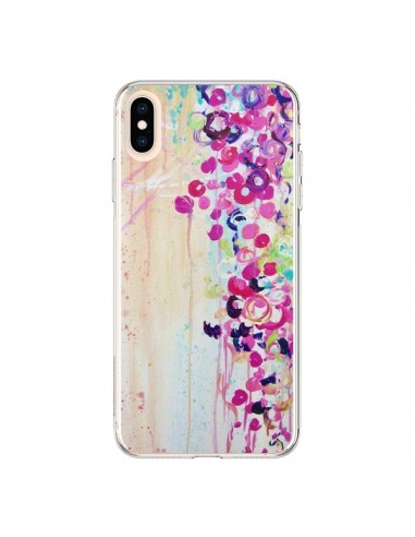 Coque iPhone XS Max Fleurs Dance of Sakura - Ebi Emporium