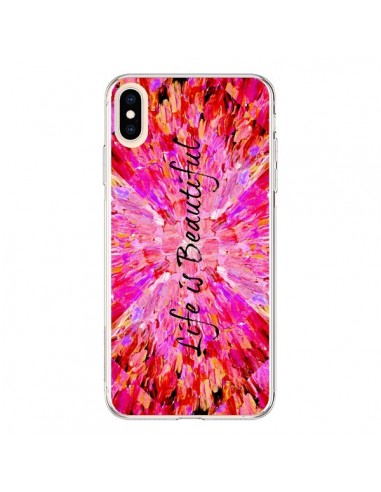 Coque iPhone XS Max Life is Beautiful - Ebi Emporium