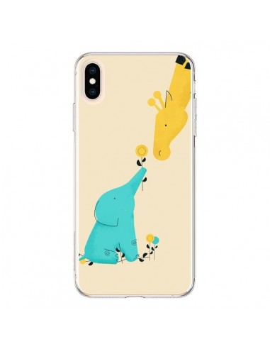 Coque iPhone XS Max Elephant Bebe Girafe - Jay Fleck