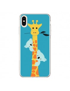 Coque iPhone XS Max Koala Girafe Arbre - Jay Fleck