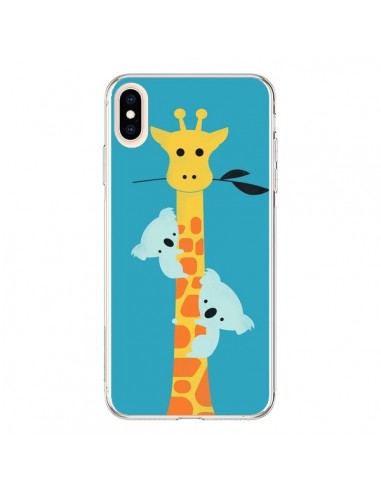 Coque iPhone XS Max Koala Girafe Arbre - Jay Fleck