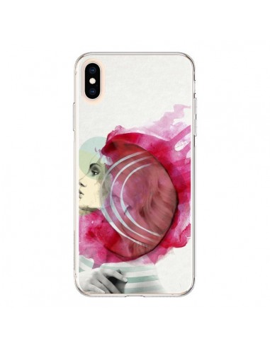 Coque iPhone XS Max Bright Pink Femme - Jenny Liz Rome