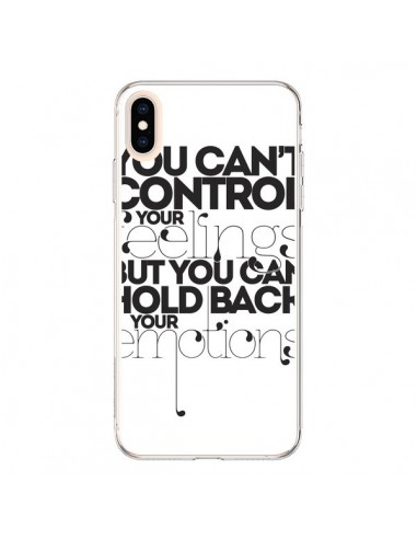 Coque iPhone XS Max Feelings Sentiments Emotions - Javier Martinez