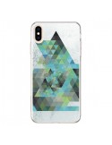 Coque iPhone XS Max Azteque Gheo Vert - Javier Martinez