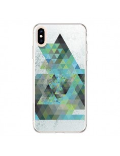 Coque iPhone XS Max Azteque Gheo Vert - Javier Martinez