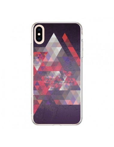 Coque iPhone XS Max Azteque Gheo Violet - Javier Martinez