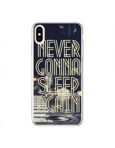 Coque iPhone XS Max Never Gonna Sleep New York City -...