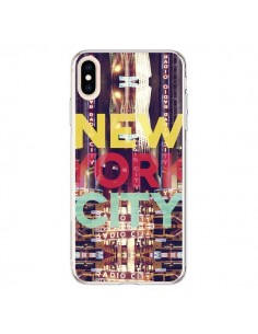 Coque iPhone XS Max New York City Buildings - Javier...