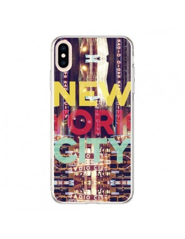 Coque iPhone XS Max New York City Buildings - Javier Martinez