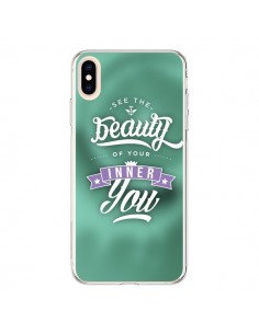 Coque iPhone XS Max Beauty Vert - Javier Martinez