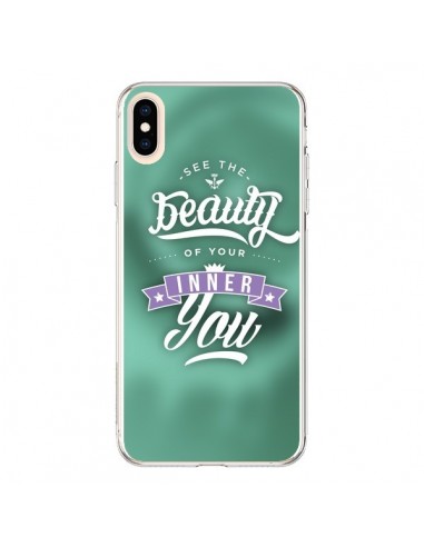 Coque iPhone XS Max Beauty Vert - Javier Martinez