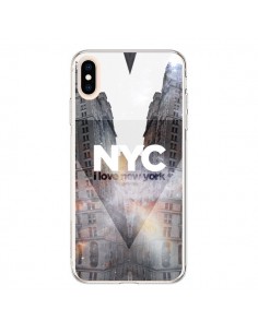 Coque iPhone XS Max I Love New York City Orange - Javier...