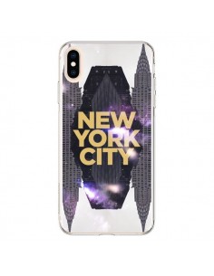 Coque iPhone XS Max New York City Orange - Javier Martinez