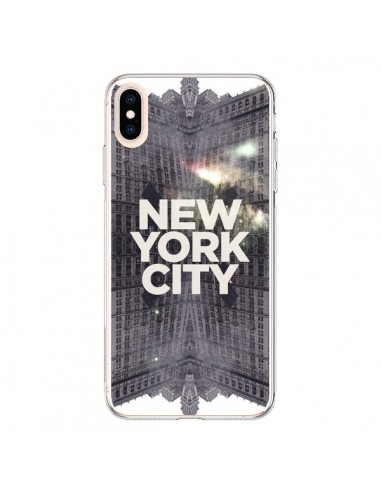 Coque iPhone XS Max New York City Gris - Javier Martinez