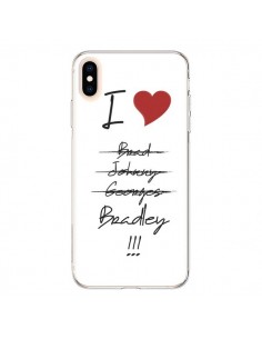 Coque iPhone XS Max I love Bradley Coeur Amour - Julien...