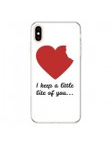 Coque iPhone XS Max I Keep a little bite of you Coeur Love Amour - Julien Martinez