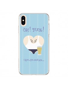 Coque iPhone XS Max Homme Man Fuck Love Coeur Amour -...