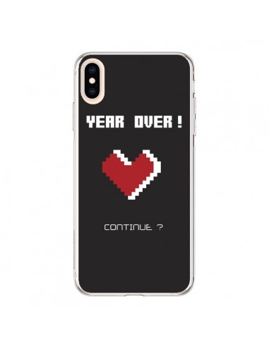 Coque iPhone XS Max Year Over Love Coeur Amour - Julien Martinez