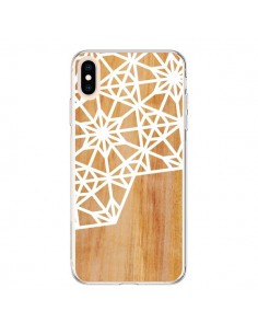 Coque iPhone XS Max Frozen Stars Etoile Bois Azteque...