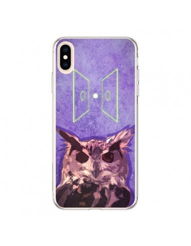 Coque iPhone XS Max Chouette Owl Spirit - Jonathan Perez