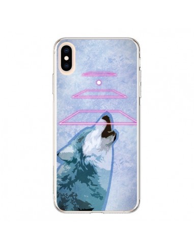 Coque iPhone XS Max Loup Wolf Spirit - Jonathan Perez