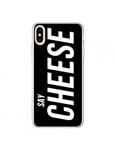 Coque iPhone XS Max Say Cheese Smile Noir - Jonathan Perez