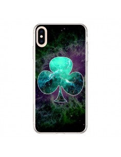 Coque iPhone XS Max Nebula Club Trèfle Galaxie - Jonathan...
