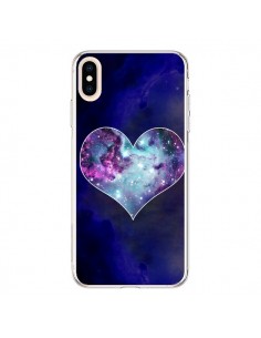 Coque iPhone XS Max Nebula Heart Coeur Galaxie - Jonathan...