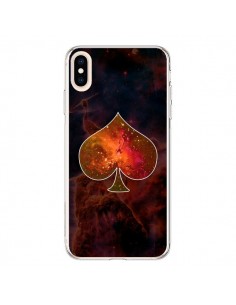 Coque iPhone XS Max Nebula Spade Pique Galaxie - Jonathan...