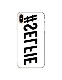Coque iPhone XS Max Hashtag Selfie Noir Inversé...