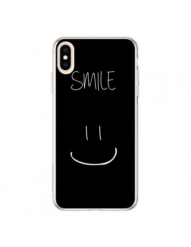 Coque iPhone XS Max Smile Souriez Noir - Jonathan Perez