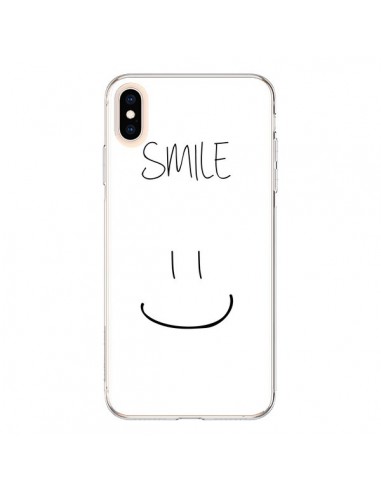Coque iPhone XS Max Smile Souriez en Blanc - Jonathan Perez
