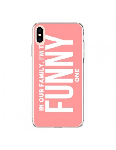 Coque iPhone XS Max In our family i'm the Funny one - Jonathan Perez