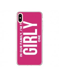 Coque iPhone XS Max In our family i'm the Girly one -...