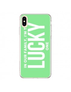 Coque iPhone XS Max In our family i'm the Lucky one -...