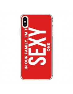 Coque iPhone XS Max In our family i'm the Sexy one -...
