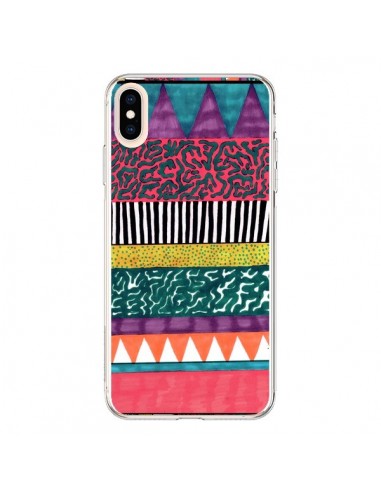 Coque iPhone XS Max Azteque Dessin - Kris Tate