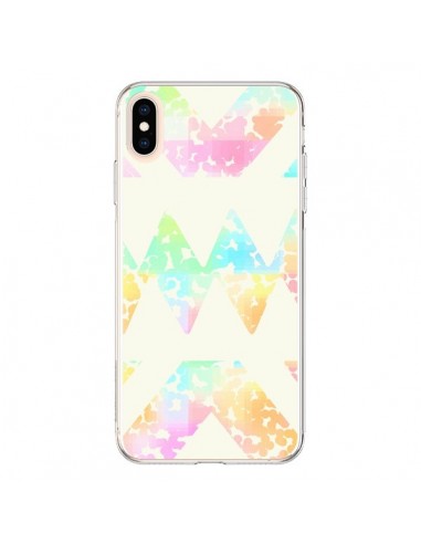 Coque iPhone XS Max Azteque Couleur - Lisa Argyropoulos