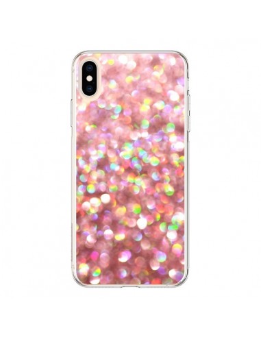 Coque iPhone XS Max Paillettes Pinkalicious - Lisa Argyropoulos