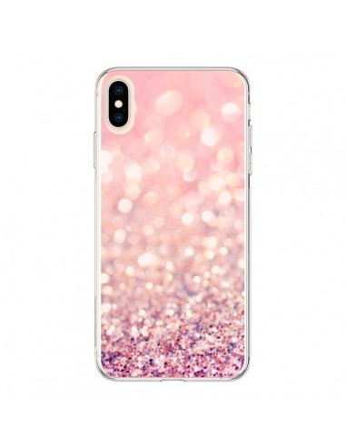 Coque iPhone XS Max Paillettes Blush - Lisa Argyropoulos