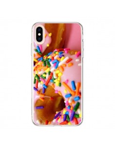 Coque iPhone XS Max Donuts Rose Candy Bonbon - Laetitia